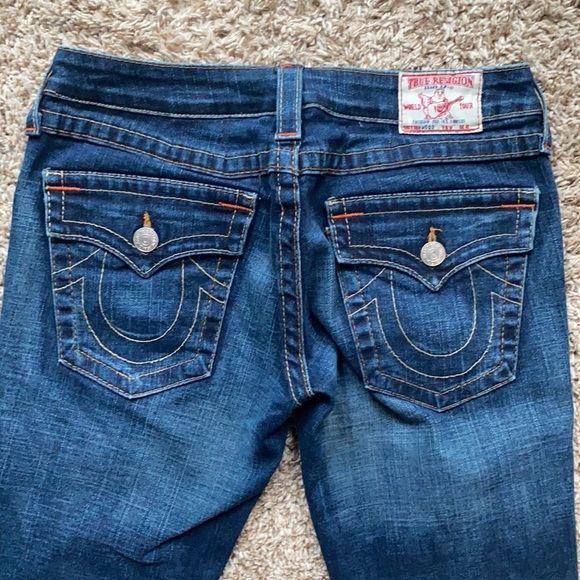 True Religion Bridget #503 Dark Wash Jeans - Picture 9 of 11